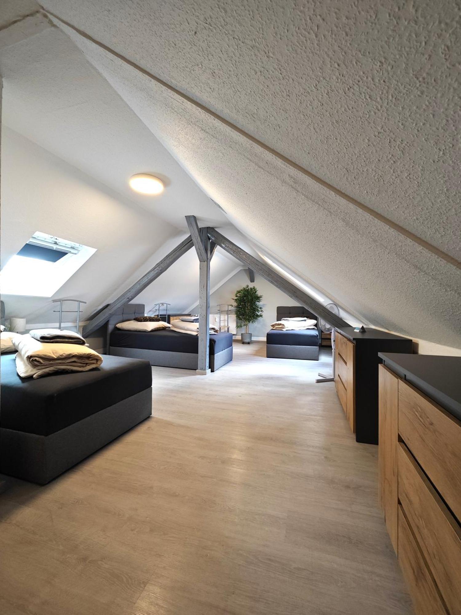 Ferien-Monteurwohnung Nom App1 Sky Terrasse High End Нортхайм Екстериор снимка